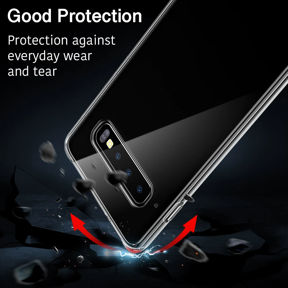 ESR роскошный мягкий ТПУ чехол для samsung Galaxy S10 Ультратонкий Прозрачный чехол для samsung S10e бампер чехол для S10 Plus