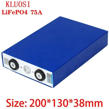 

Kluosi 8PCS 3.2V 75Ah battery pack LiFePO4 Lithium iron phospha Large capacity 75000mAh Motorcycle Electric Car motor batteries