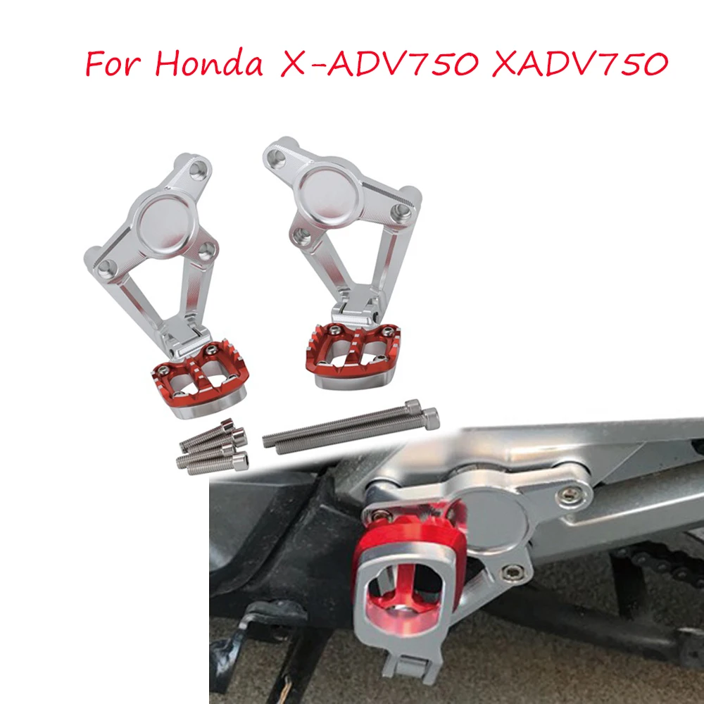 For HONDA X-ADV XADV X ADV 750 2017-2018 Motorcycle accessories Folding Rear Foot Pegs Footrest Passenger | Автомобили и