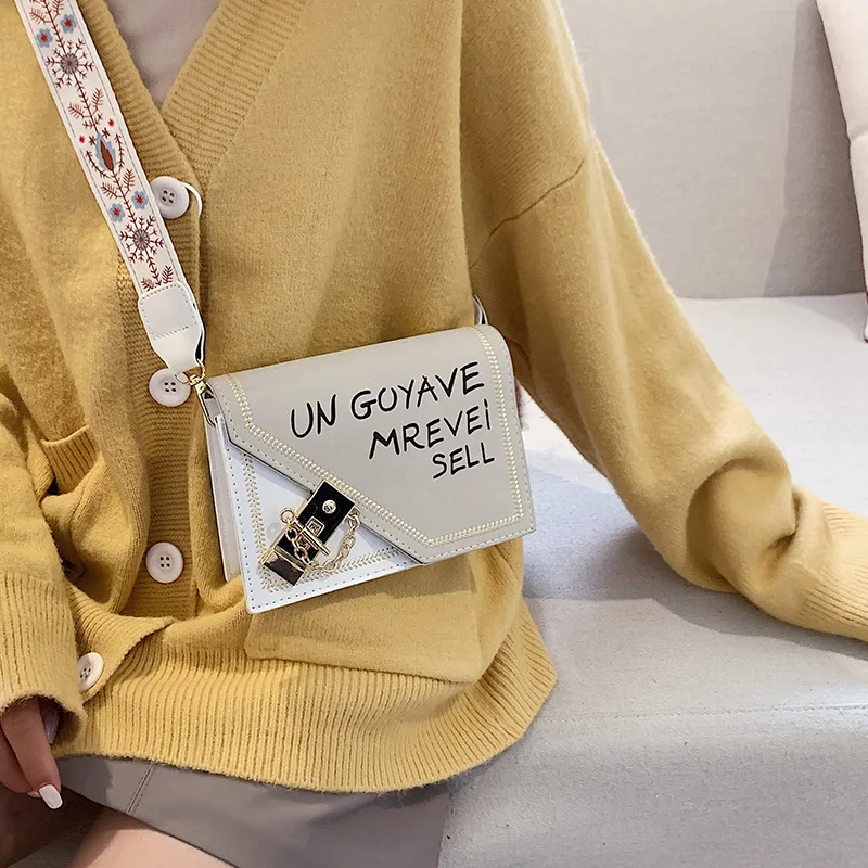 

Anti-theft Fashion Contrast Color PU Crossbody Bags For Women 2020 Travel Handbag Shoulder Messenger Bag Lady handbags