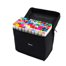 Touchliit 6-го поколения художественные маркеры набор кистей и ручек прочный Эскиз маркер на спиртовой основе двойная голова манга Рисование ручки художественные принадлежности