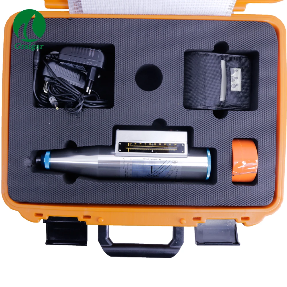 

HT225-V Integrated Digital Voice Concrete Test Hammer With IR Printer Range 10-60Mpa