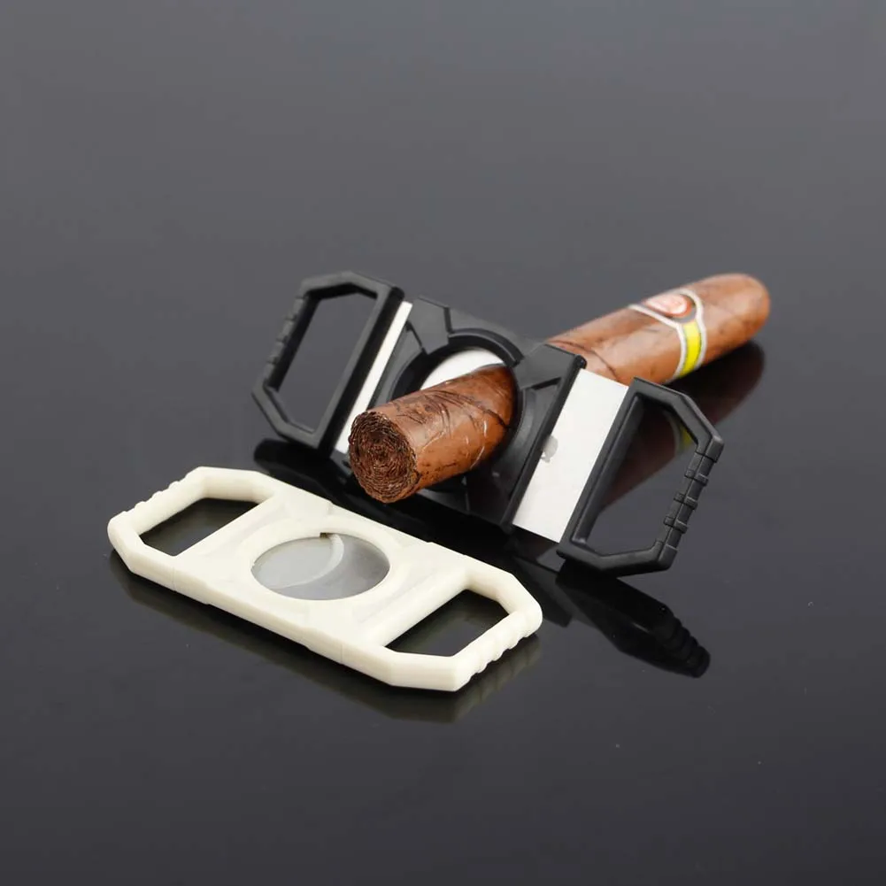 COHIBA Карманный Каттер для сигар, острый мини нож из нержавеющей стали для резки сигар, портативный нож для резки табака, металлический нож для путешествий для кубинских сигар