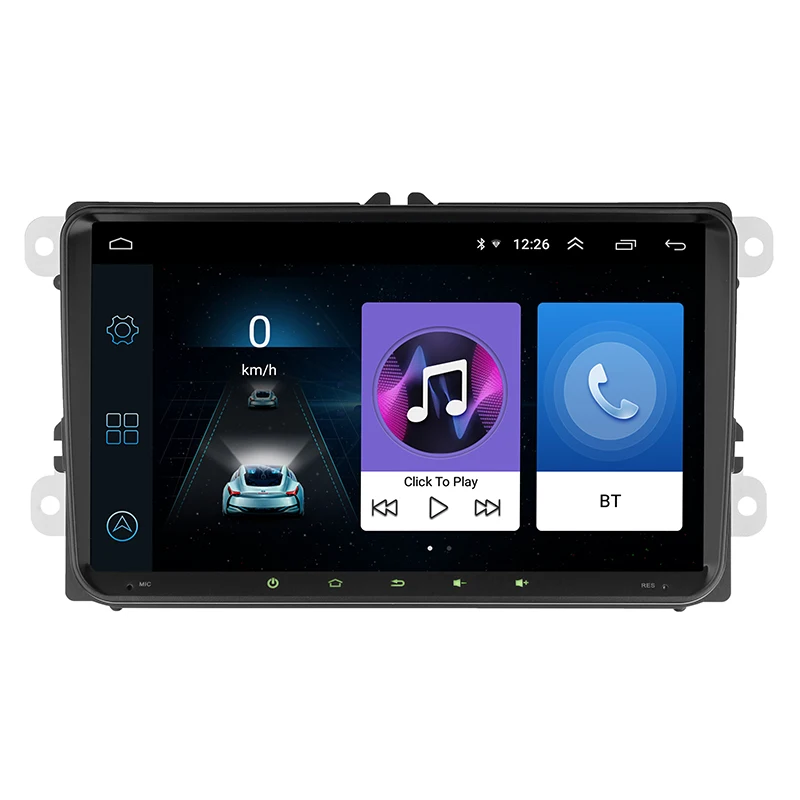 Автомобильный мультимедийный плеер Android радио gps 2 Din стерео для Volkswagen VW POLO Amarok PASSAT B6 Golf Skoda Octavia Seat Leon радио