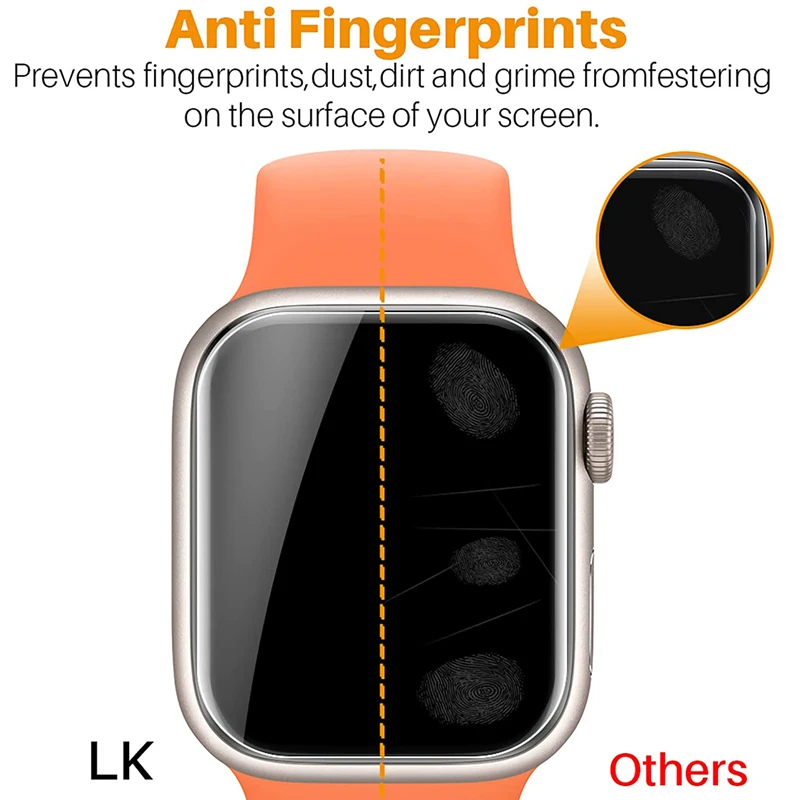 Screen Protector for Apple Watch Series 7 41mm 45mm,TPU HD Transparent,Anti-Scratch, Bubble-free, Watch Accessories Screen Protector for Apple Watch Series 7 41mm 45mm,TPU HD Transparent,Anti-Scratch, Bubble-free, Watch Accessories
