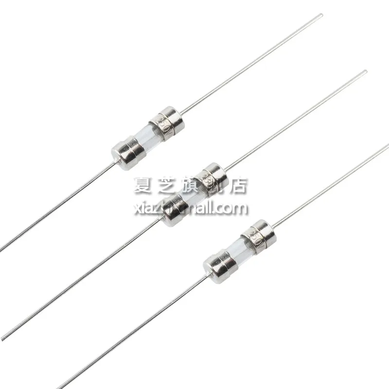 5*20mm Axial Glass Fuse Fast Blow 250V With Lead Wire 10PCS F 1A 2A 3A 5A 6.3A 8A 10A 12A 12.5A 6*30mm 15A The Fuse Tube car fuses