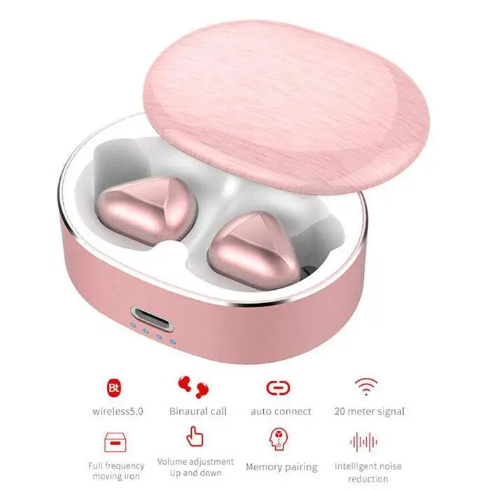 Мини TWS портативные Беспроводные стереонаушники Bluetooth беспроводные наушники водонепроницаемые спортивные наушники с гарнитурой с зарядным устройством