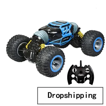 

Rc Car Toys Four-wheel Drive Climbing Off-road Vehicle Double-sided Deformation Stunt Cars With Remote Controller Boys Toy