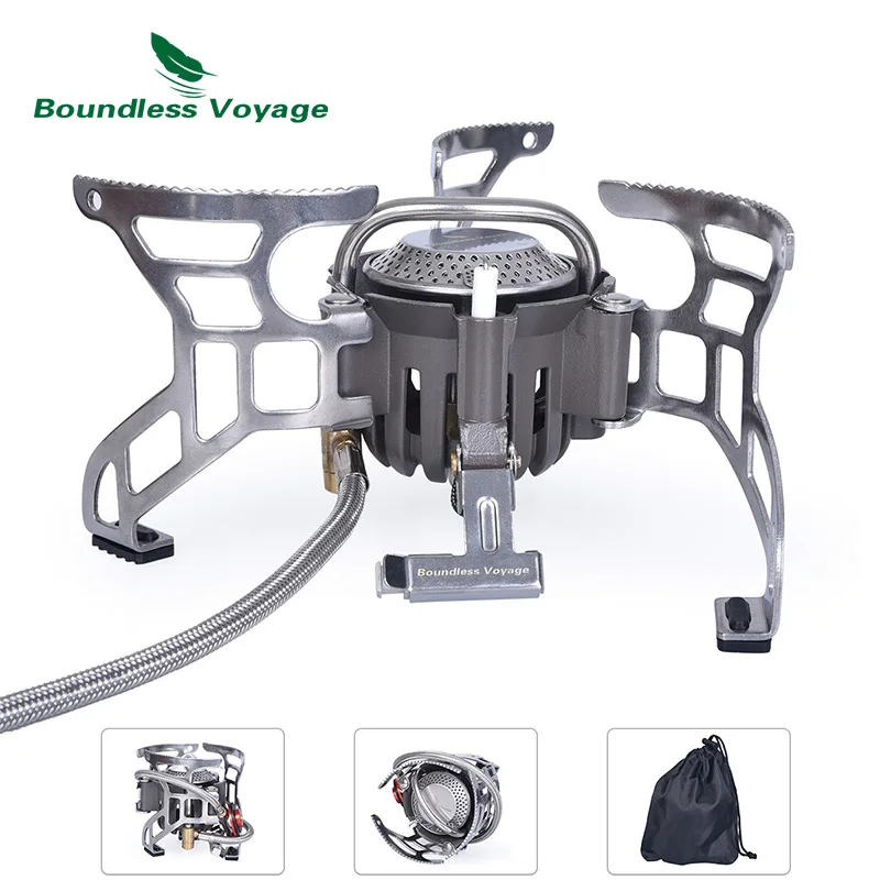 Высокомощная газовая плита Boundless Voyage складной комплект для приготовления пищи на