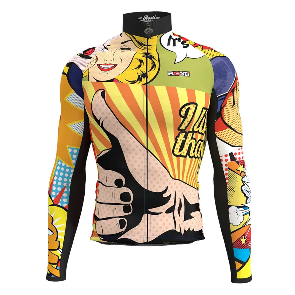 Set Completo Da Ciclismo Invernale Uomo – Maglia E Pantaloni Termici Antivento In Pile Con Fondello Imbottito