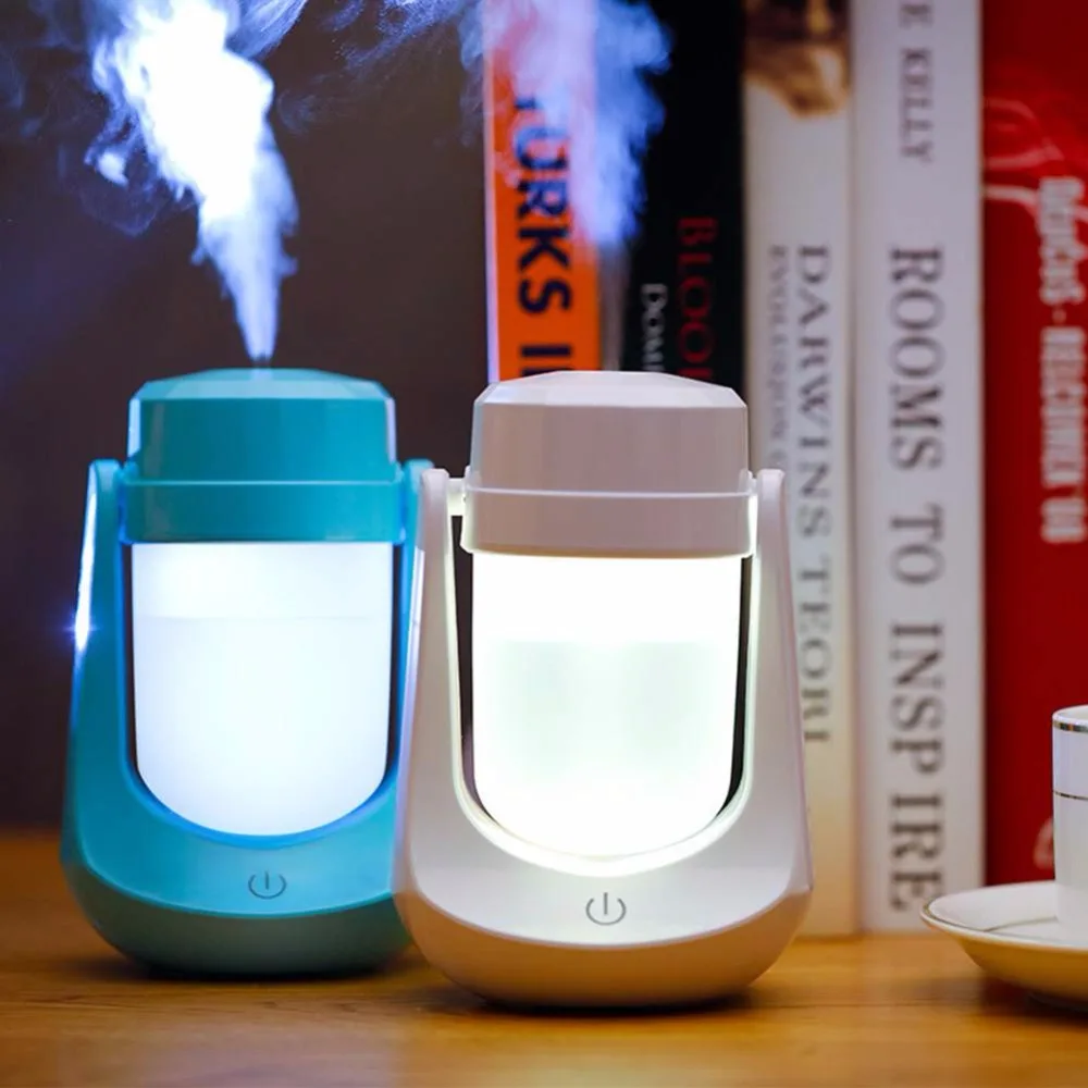USB аромат масла паровой увлажнитель воздуха Mini Air цветной ночной Светильник Портативный ТУМАНА 12V 180 градусов увлажнитель