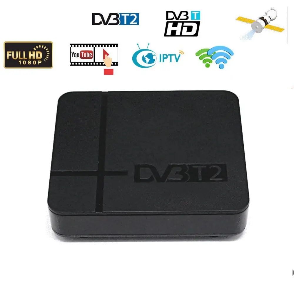 DVB-T2 K2 HD цифровой ТВ эфирный приемник Поддержка Youtube FTA H.264 MPEG-2/4 PVR ТВ-тюнер FULL HD 1080P телеприставка