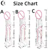 Highly Elastic Crystal Condom Reusable Penis Extender Sleeve Delay Ejaculation Penis Enlargement Intimate Goods Sex Toys For Men 1