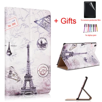 

Auto Sleep/Wake Funda Case for Xiaomi Mi Pad 4 MiPad 4 8 inch Tablet Smart Magnet Protective Flip Funda Cover +Film+Stylus Pen