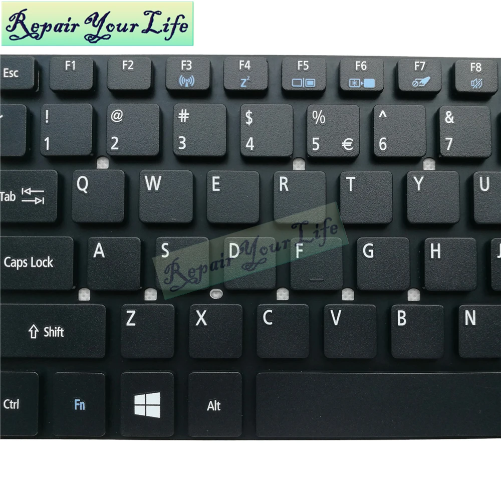 Ноутбук раскладка клавиатуры США для acer Aspire E1-572 E1-572G E1-522 E1-522G ES1-572 ES1-531 серии 15B841551958Q черный блокнот