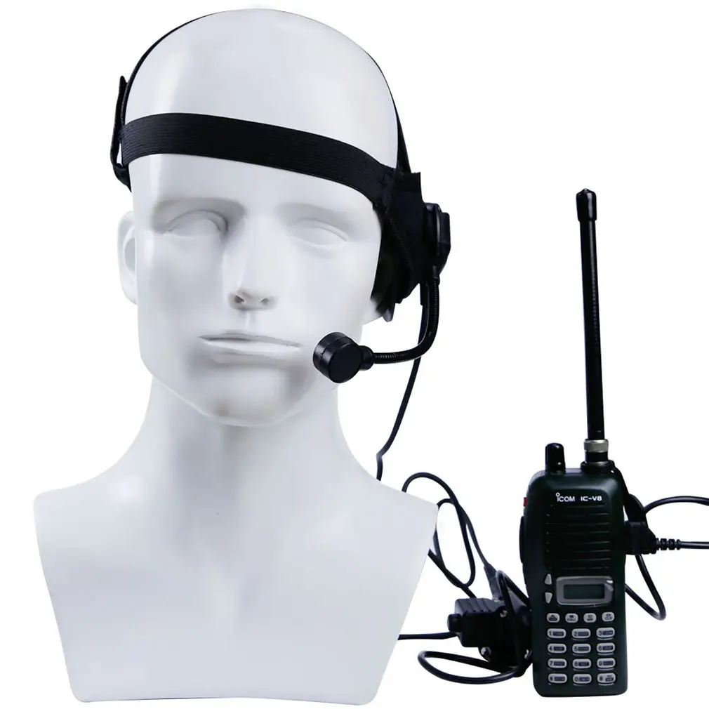 WoSport Tactical HD02 гарнитура с закругленными краями U94 стиль PTT для iCom Kenwood Midland Motorola
