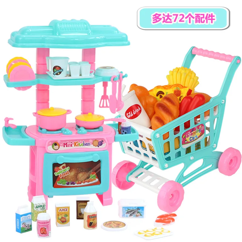 

New Style Mini Children Play House Kitchen Tableware Taiwan Toy Model Cooking Tableware Taiwan Set GIRL'S Toy