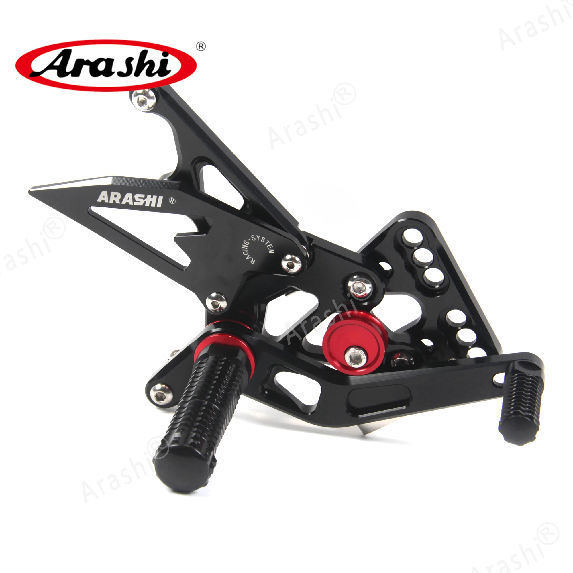 Arashi для SUZUKI GSXR1000 2005 2006 CNC Rider Rearset регулируемые Подножки GSX-R1000 GSXR 1000 05 06 черный