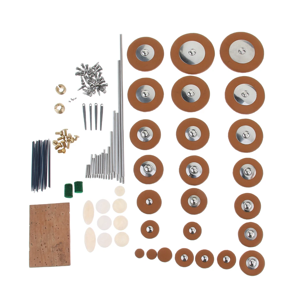 Alto Saxophone Sax Replacement Kit Reeds Screws Pads Wind Instrument Parts