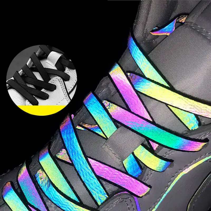 Holographic shoe laces Clearance