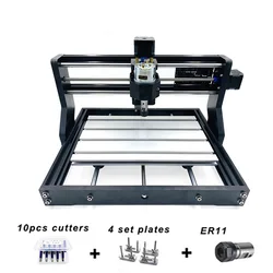 Mini graveur de bureau CNC 3018 PRO SC démonté, fraiseuse pour Pcb, sculpture sur bois avec contrôle GRBL 