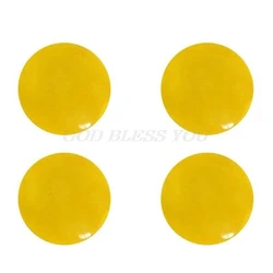 Magnetic Race Bib Holders - Set of 4 Clips for Running, Triathlon, and Cycling (Yellow)