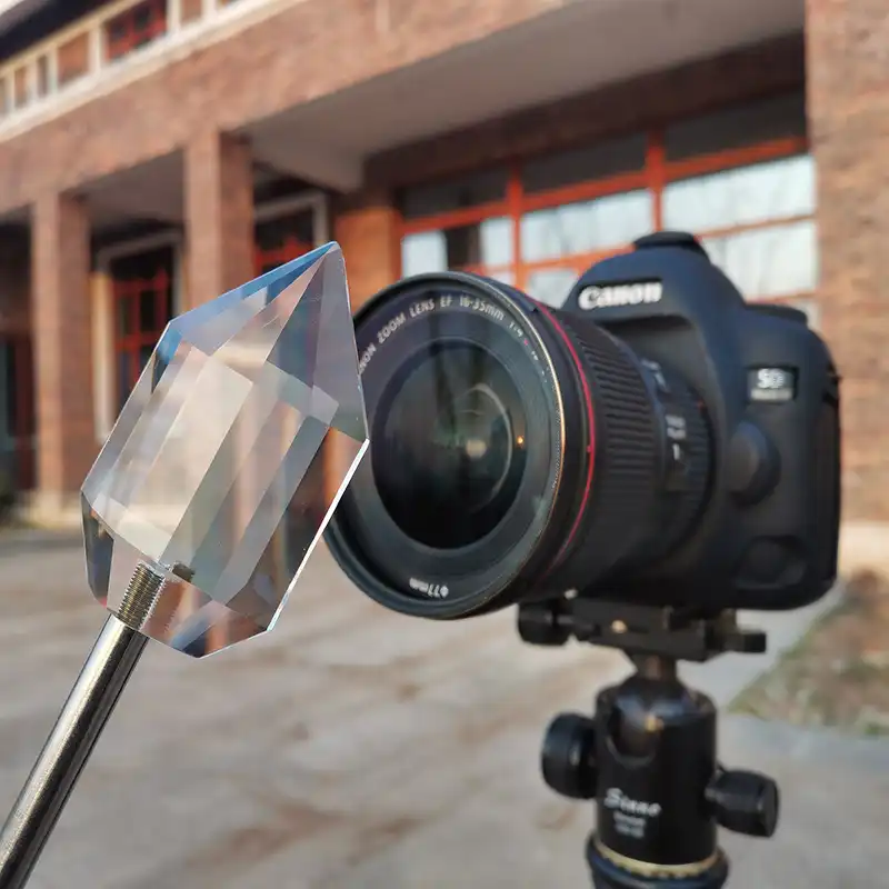 Filtro de câmera de vidro prisma cristal poligonal para fotografia estúdio para fotografia estúdio foto acessórios