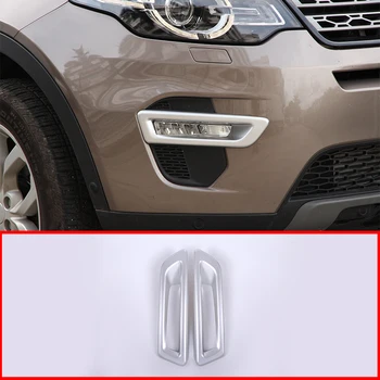 

Front Fog Light Lamp Cover Trim Frame Sticker For Land Rover Discovery Sport 2015-2016 Car Styling Accessories