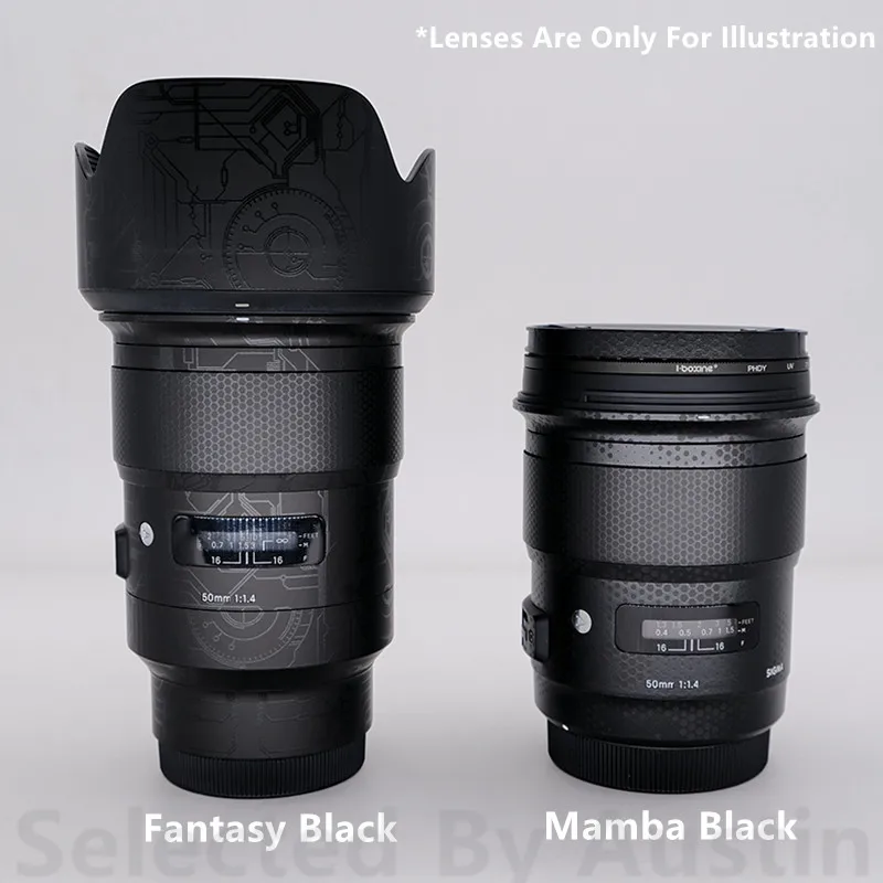 Наклейка на кожу объектива пленка для Sigma 50 f1.4 E Mount защита от царапин