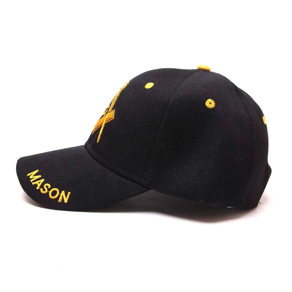Черная Кепка с вышивкой Mason Бейсболка Snapback Кепка s Casquette шапки повседневные кепки Gorras Кепка Патриот для мужчин и женщин