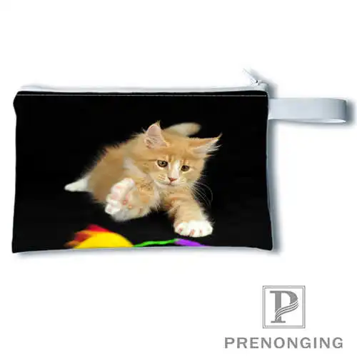 Изготовленный На Заказ spacecat(2) кошелек с рисунком кошелек на молнии нулевой кошелек телефон Сумки для ключей модный небольшой женский кошелёк#19-01-22-4-224