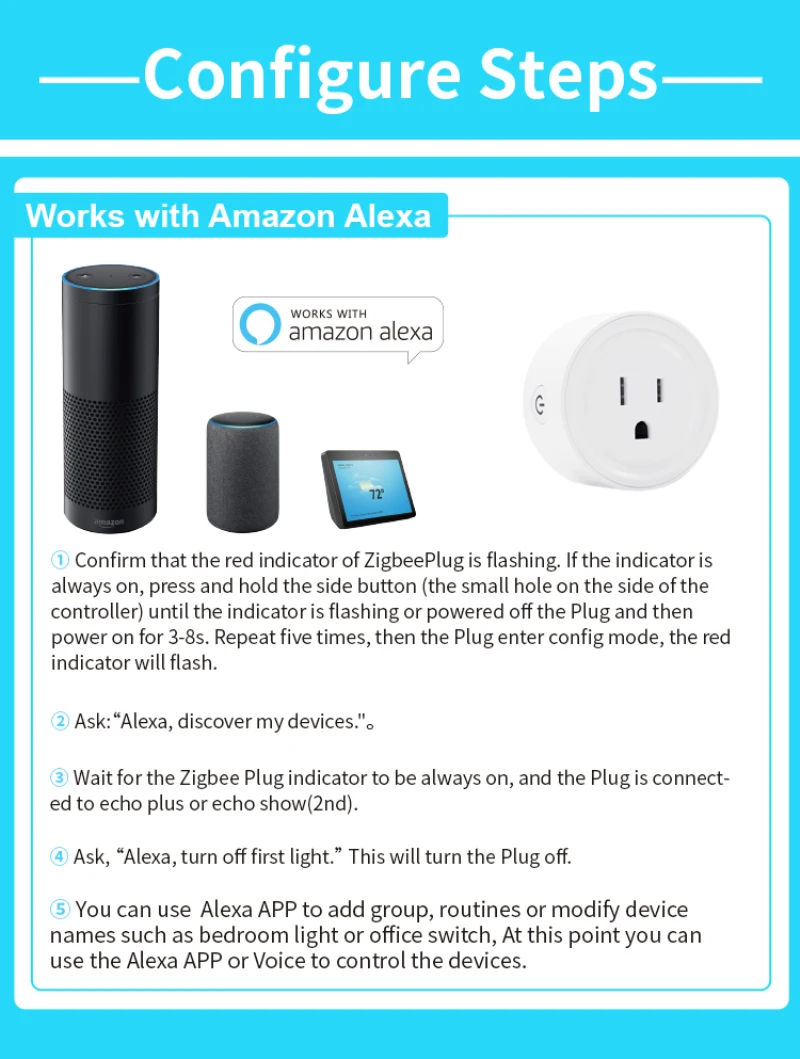 ZigBee умная розетка wifi мини-коммутатор для Amazon Alexa samsung SmartThings, эхо устройство Голосовое управление умная розетка