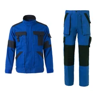 Uniforme de travail pour hommes, veste et pantalon trempés, vêtements de degré, vêtements de travail pour mécanicien, 100% coton 2