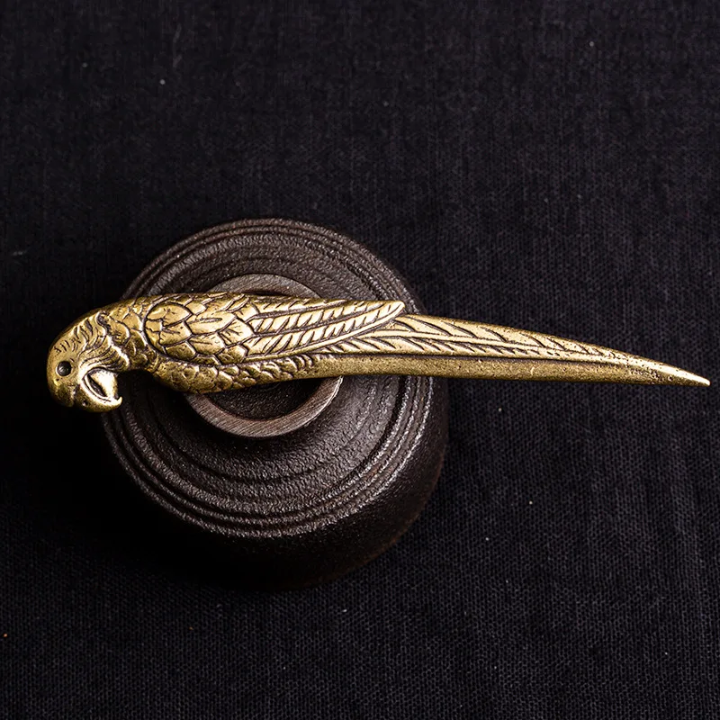 Tea Cutter Vintage Copper Parrot Shape Handmade 1Pc