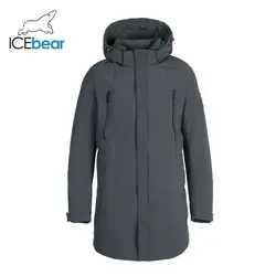 ICEbear 2019 Новый Зимний пуховик Мужская Теплая стеганая куртка с капюшоном Модная Повседневная парка мужские пальто толстовки Мужская одежда