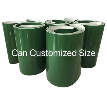 

Perimeter:5500 Width:130mm Thickness:5mm Green PVC Flat Belt Light Assembly Line Industrial Belt Conveyor Flat Belt