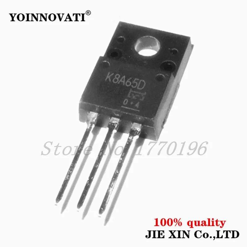 10 шт. K8A65D TK8A65D 650V 8A 45W LCD MOS FET TO-220F 100% новая Оригинальная гарантия качества |