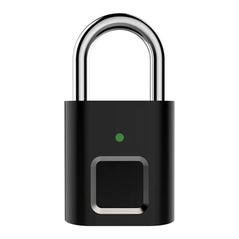 

Fingerprint Bike Lock,Bag Lock Padlock ,Smart Security Lock with USB Charge