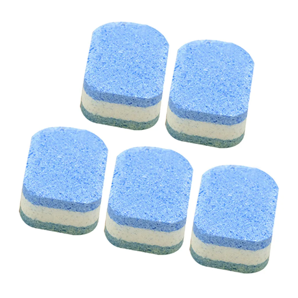 best selling products 5Pcs Automatic Bleach Toilet Bowl Tank Cleaner Blue Tablets Flush Cleaner home decoration accessories