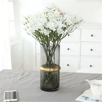 

Fake Single Stem Daisy (5 stems/piece) 22" Length Simulation Wild Chrysanthemum for Wedding Home Decorative Artificial Flowers