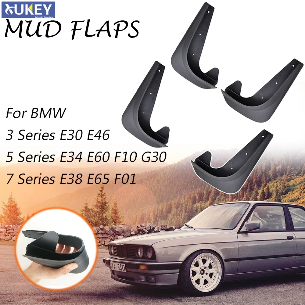 Rubber Moulded Universal Fit FRONT MUDFLAPS Mud Flaps BMW E30 E36 E46 E39 Z3