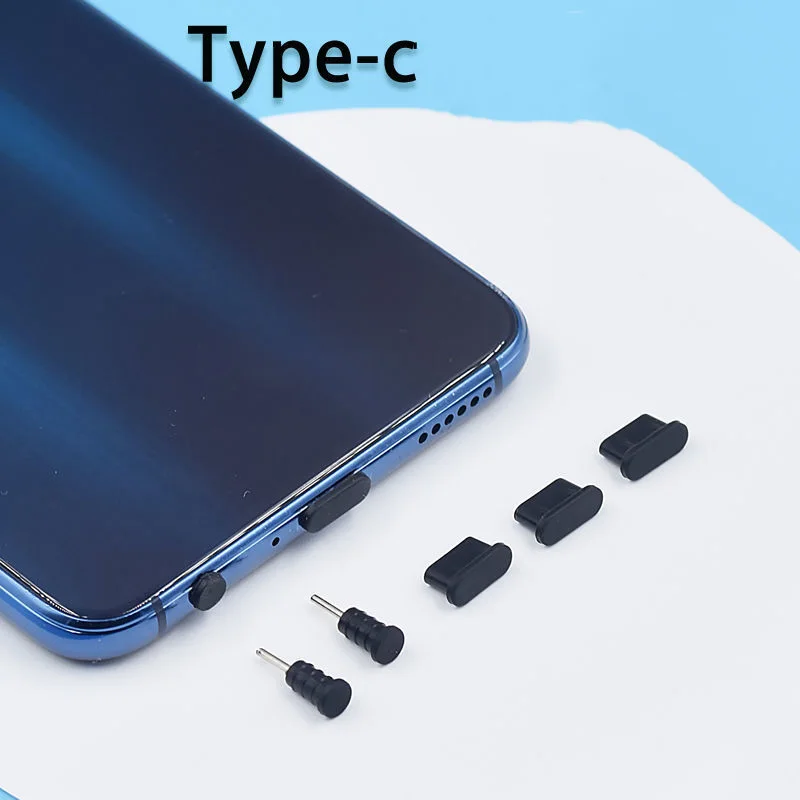 

Anti-Dust Plug for Android Phone 3.5mm 5Pcs Type-C Charging Port Dust Plug Earphone Port Plug Dust Proof Phone Accessories