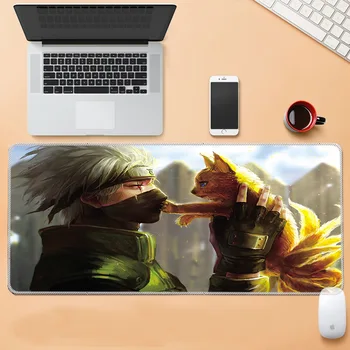 

New Arrival Japanese Anime Naruto Mouse Pad Gaming Mousepad Mouse Mat Anti-slip Natural Rubber with Locking Edge Office Supplies