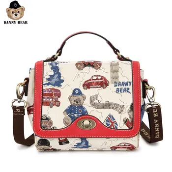 

Danny Bear Bear Series Crossbody Bag Fashion Women Hasp Handbag Casual Daily Shoulder Bag DMDB9115029-188W