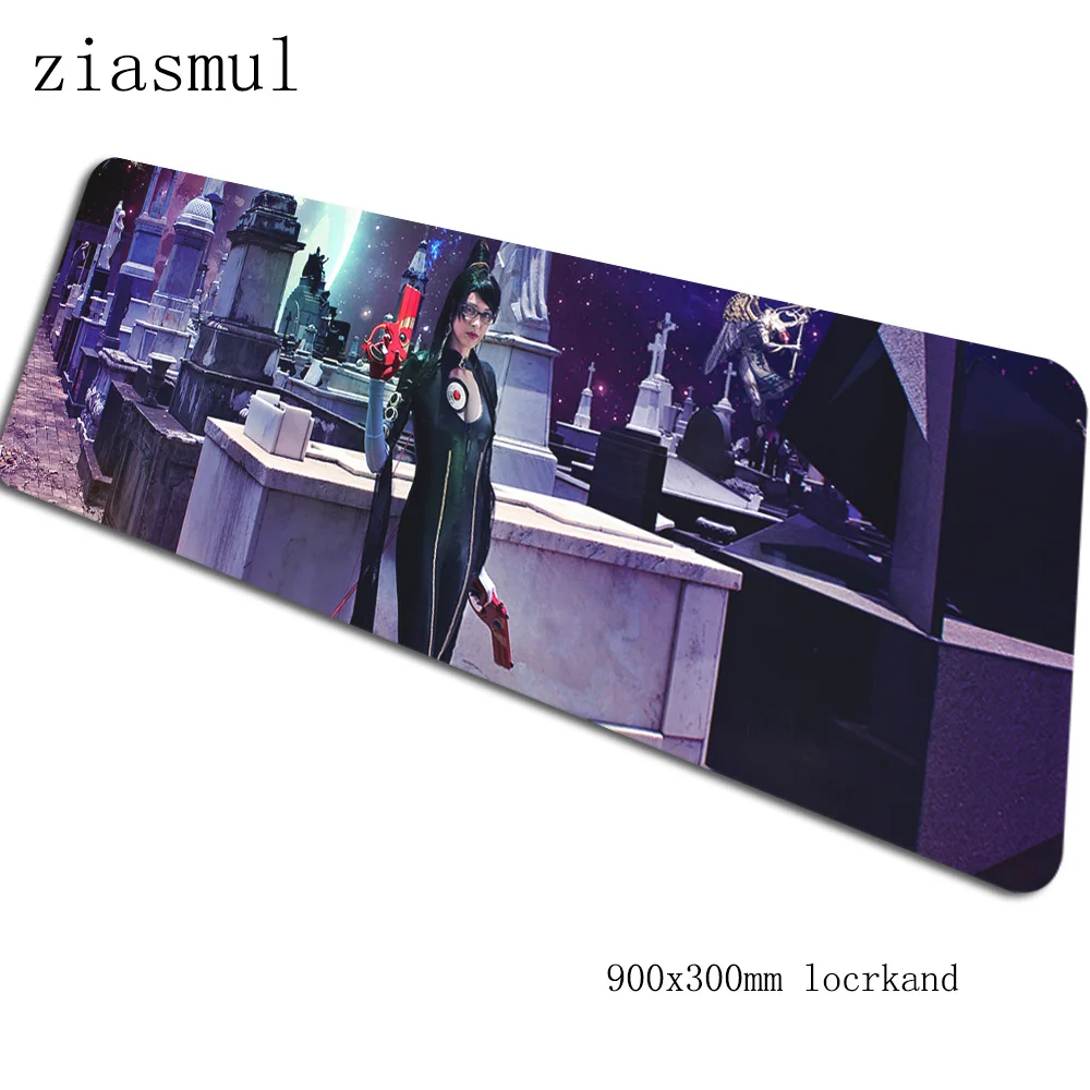 Bayonetta padmouse 900x300x3 мм игровой коврик для мыши рождественские подарки коврик для мыши геймер компьютерный стол лучший коврик notbook mousemate pc - Цвет: Size 900x300x3mm