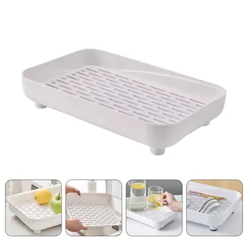 

1PC Drain Bowl Dish Rack Fruit Vegetable Rack for Home Store Cafe
