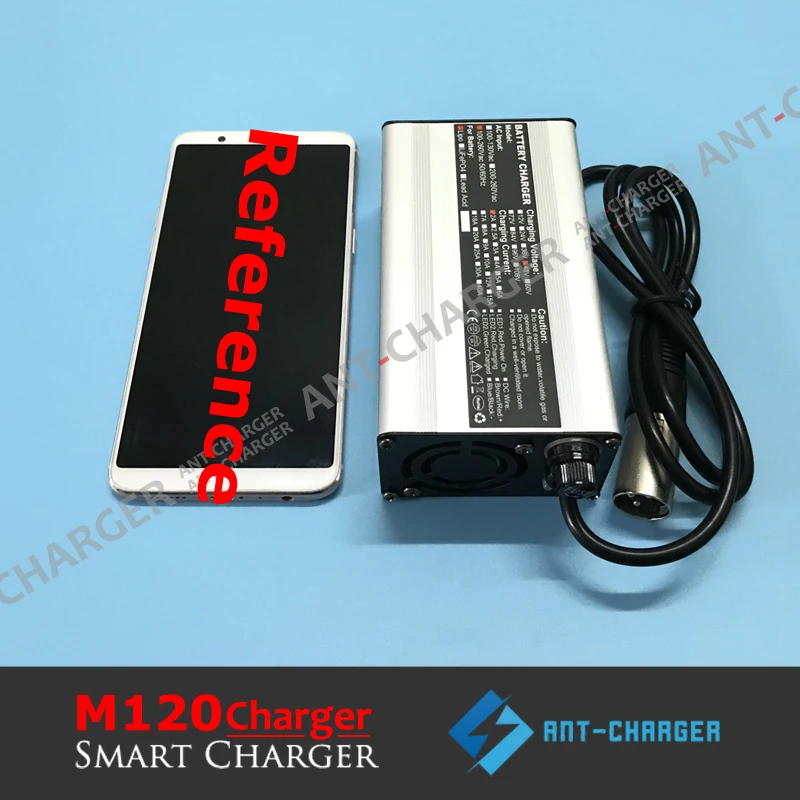 10.95V 6A Smart Charger for 9V9.6V 3s 3V3.2V LiFePO4 Battery Pack Aluminum Alloy Shell 100-240Vac Input (3)
