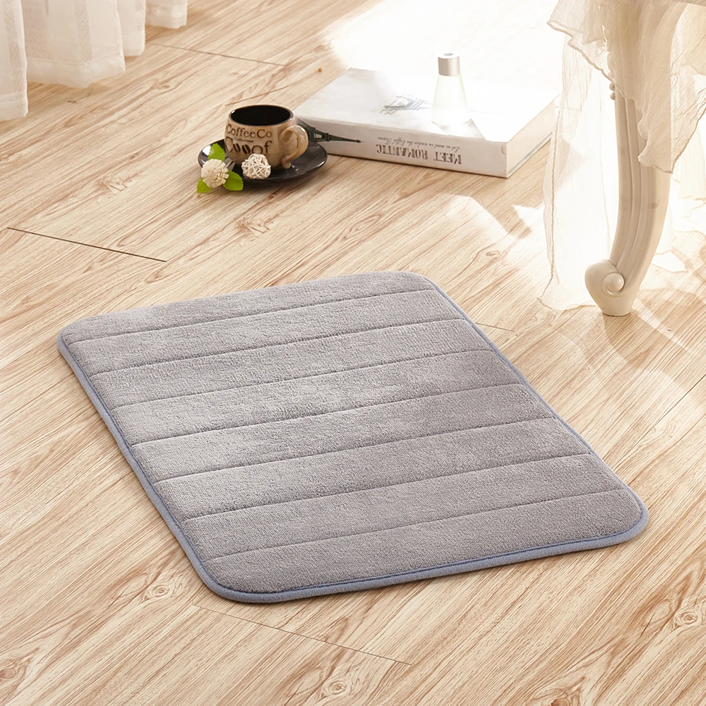Bathroom Carpet Bath Mat Water Absorption Rug Memory Foam Bathroom Mat Set For Toilet Mat Toilet Carpet Bath Rug Bath Carpet