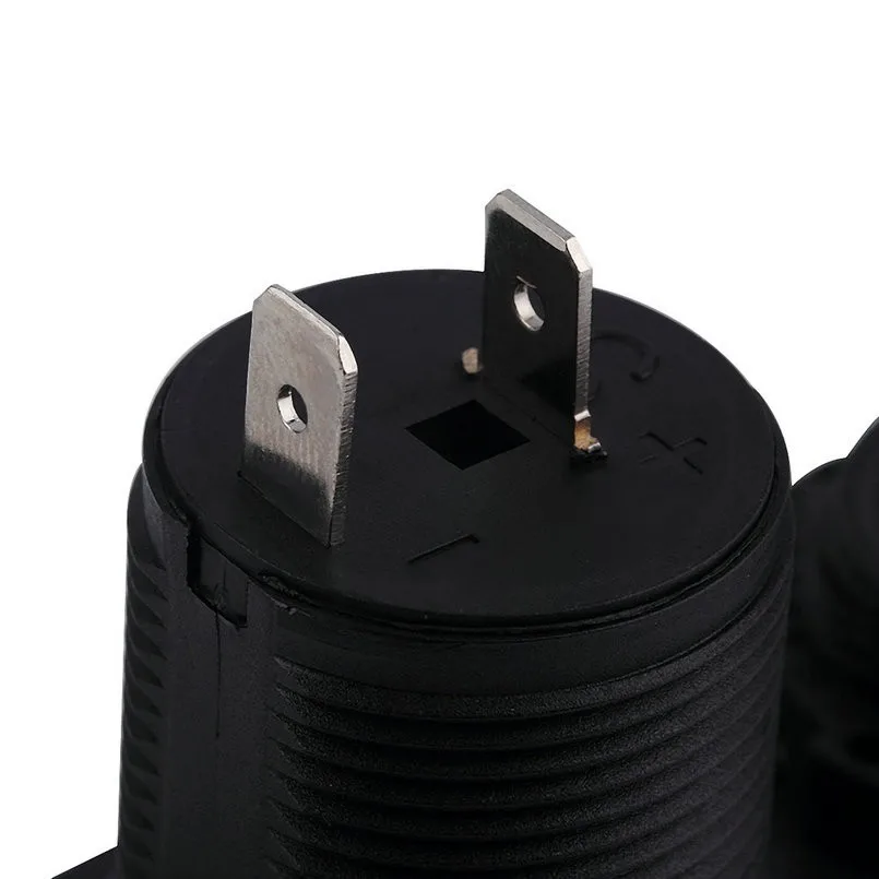 12 В двойной автомобильный Стайлинг прикуриватель гнездо 2 USB адаптер зарядное устройство цифровой вольтметр мощность сплиттер перезаряжаемый электронный