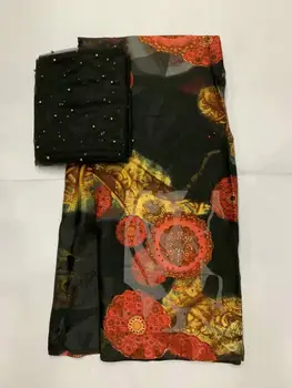 

robe satin african fabric lace silk chiffon fabric voile coton suisse french lace fabric high quality 5+2yard/piece